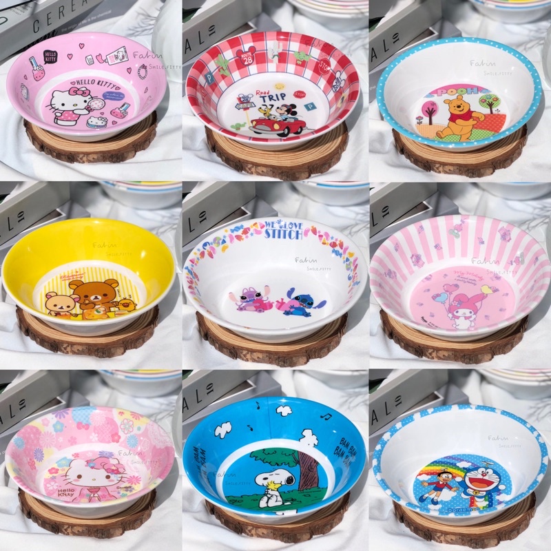 (ลายใหม่เข้าเพิ่มลายเยอะมาก) ชามลายลิขสิทธิ์ ขนาด5.5นิ้ว ซุปเปอรแวร์แท้