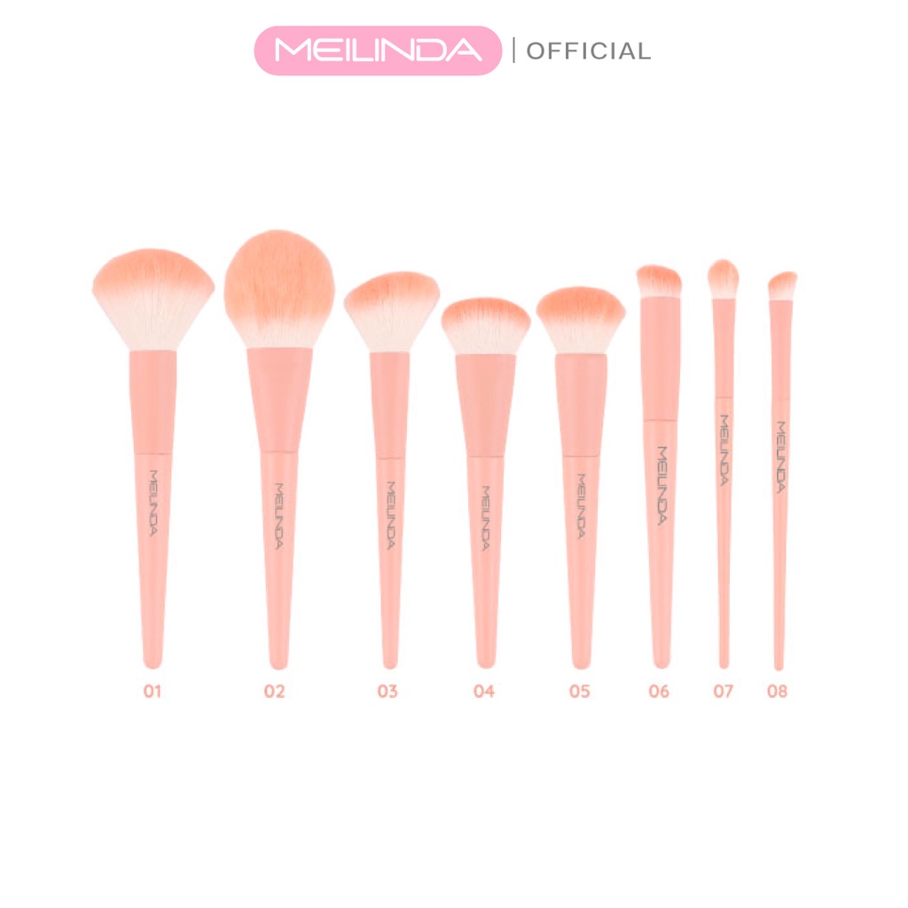 MEILINDA Perfect Pastel Brush No.01-08