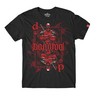 Marvel Deadpool Playing Card Series Ambigram Men T-Shirt 100% Cotton_04