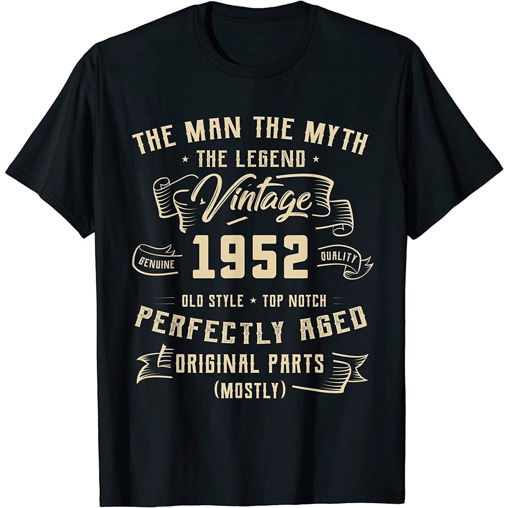 Men's Myth Legend 1952 70th Birthday Tee ฉลองวันเกิดปีที่ 70