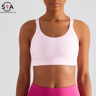 【Sportsangel】[Only bra]สปอร์ตบรา ระบายอากาศ พร้อมแผ่นรอง เหมาะกับใส่ออกกําลังกาย เล่นโยคะ สําหรับผู้หญิง