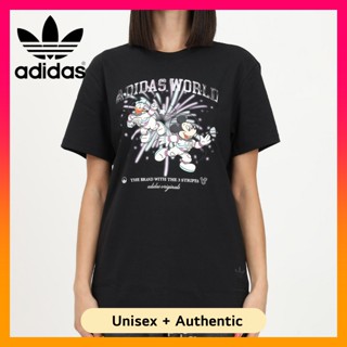 Adidas Disney Womens Black Graphic Mickey Mouse T Shirt 4 Color_05