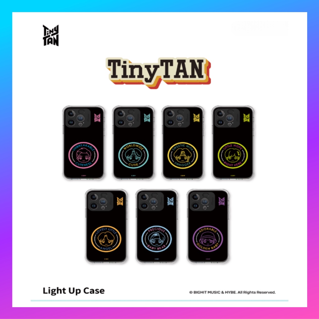 BTS Tinytan Phone Case WAPPEN Lighting Case Unique Custom-Made