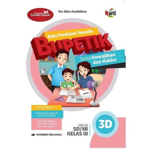 Erlangga=BK THEMATIC ASSESSMENT (BUPETIK) JL.3D KLS.III/K13N