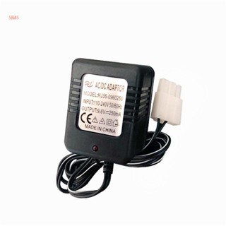 Shas ที่ชาร์จ 9.6v สําหรับ NiCd NiMH 100v-240v Output 9.6v 250ma พร้อมปลั๊ก Tamiya Kep-3p Plug 9.6v สําหรับของเล่นบังคับ