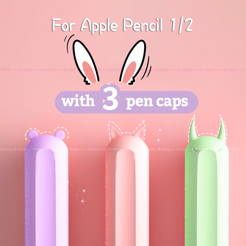 เคสปากกา Compatible for Apple Pencil 2 1 Case ปลอกสำหรับ iPad Pencil เคสปากกาไอแพด 1 2 ปลอกปากกา