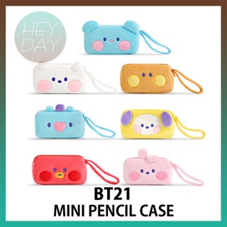 [ของแท้] Bt21 กระเป๋าดินสอ ลาย Minini BTS COOKY TATA CHIMMY MANG SHOOKY RJ KOYA ตุ๊กตายัดไส้ ของเล่น กระเป๋า ปากกา ยางลบ เครื่องเขียน อุปกรณ์การเรียน เครื่องสําอาง แผ่นอนามัย ซิป 2 ช่อง