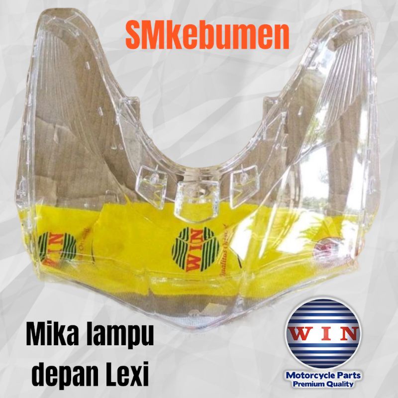 Yamaha lexi b3f กระจกไฟหน้าสะท้อนแสง micha win ยี่ห้อ