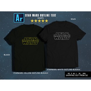 [AR STORE] STARWARS LOGO OUTLINE TEXT CUSTOMIZED TSHIRT UNISEX SHIRT_01