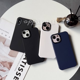 Silicone กำมะหยี่ Black /White /Deep Blue เคสซิลิโคนกำมะหยี่ เคสสีพึ้น เคสสำหรับรุ่น 78/SE20 - 14 14plus 14pro 14promax