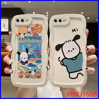 เคส iPhone 7 Plus 8 Plus SE2020 8Plus 7Plus tpu ซิลิโคน ลายคลื่น ฝาครอบป้องกัน เต็มขอบ นิ่ม KLQ