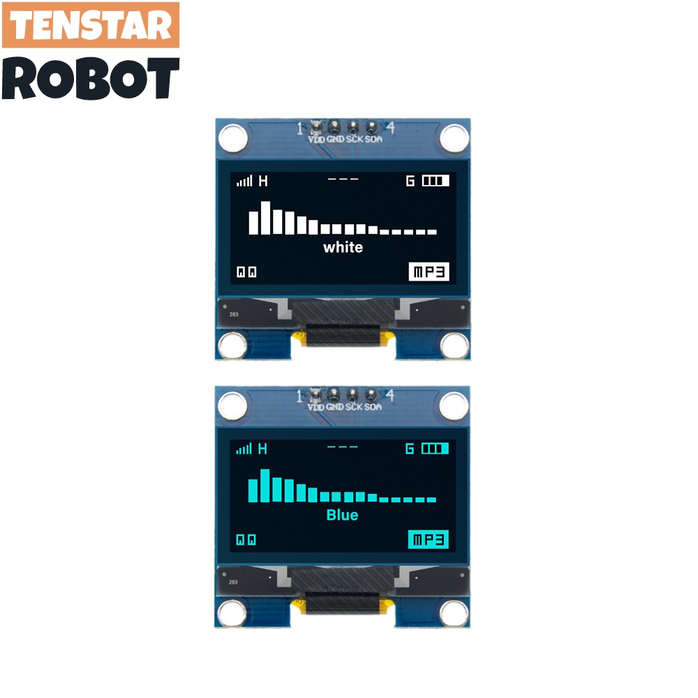 โมดูลหน้าจอ OLED 1.3 นิ้ว 128X64 1.3 นิ้ว OLED LCD LED 1.3 นิ้ว IIC I2C สําหรับ arduino