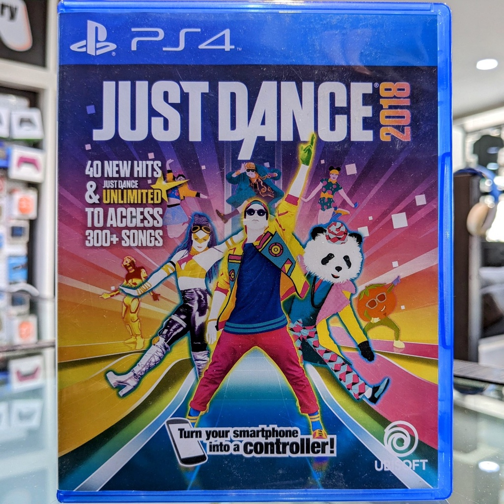 (ภาษาอังกฤษ) มือ2 PS4 Just Dance 2018 เกมPS4 แผ่นPS4 มือสอง (เล่นกับ PS5 ได้ เกมเต้น เกม exercise)