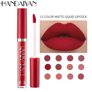 Handaiyan Fashion Liquid Lipstick Lipgloss Sets Natural Moisturizer Waterproof Velvet Lip Gloss Qccuot