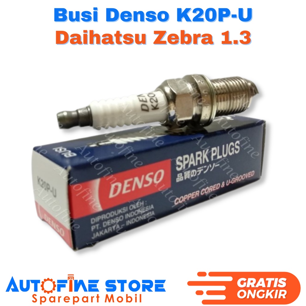 หัวเทียน Denso K20P-U สําหรับ Daihatsu Zebra 1.3