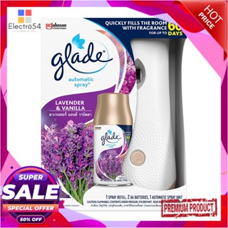 AUTOMATIC เครื่องพ่นปรับอากาศ GLADE 175g LAVENDER VANILLAAUTOMATIC AIR FRESHENER GLADE 175G LAVENDER VANILLA