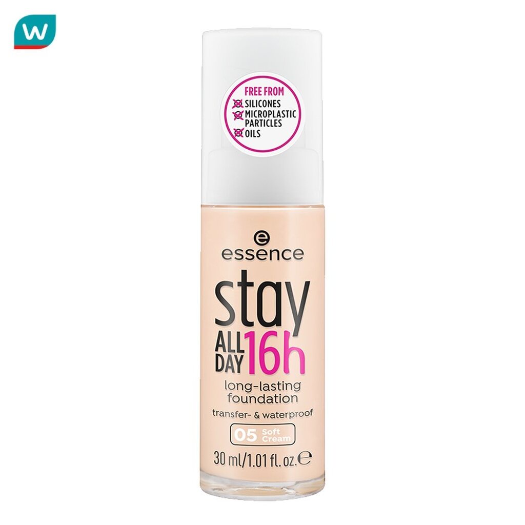 Essence เอสเซนส์ รองพื้น ซิกส์ทีนอาว คัฟเวอร์ แอนด์ ลาส พาวเดอร์ ฟาวเดชั่น 30มล. 05