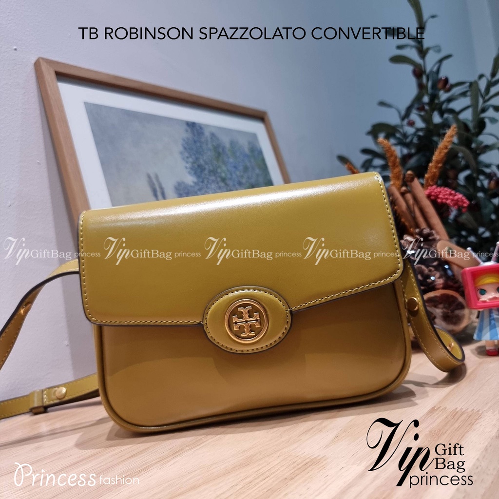 TORY BURCH ROBINSON SPAZZOLATO CONVERTIBLE SHOULDER BAG คอลเลคชั่นใหม่ สวยก่อนใคร