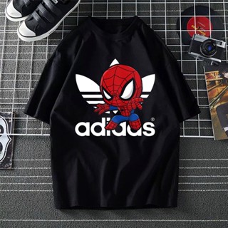 SPIDERMAN MARVEL ADIDAS TSHIRT WOMEN MEN *FACTORY DIRECT* BAJU T SHIRT LELAKI PEREMPUAN BLOUSE T-SHIRT LENGAN PENDE_04