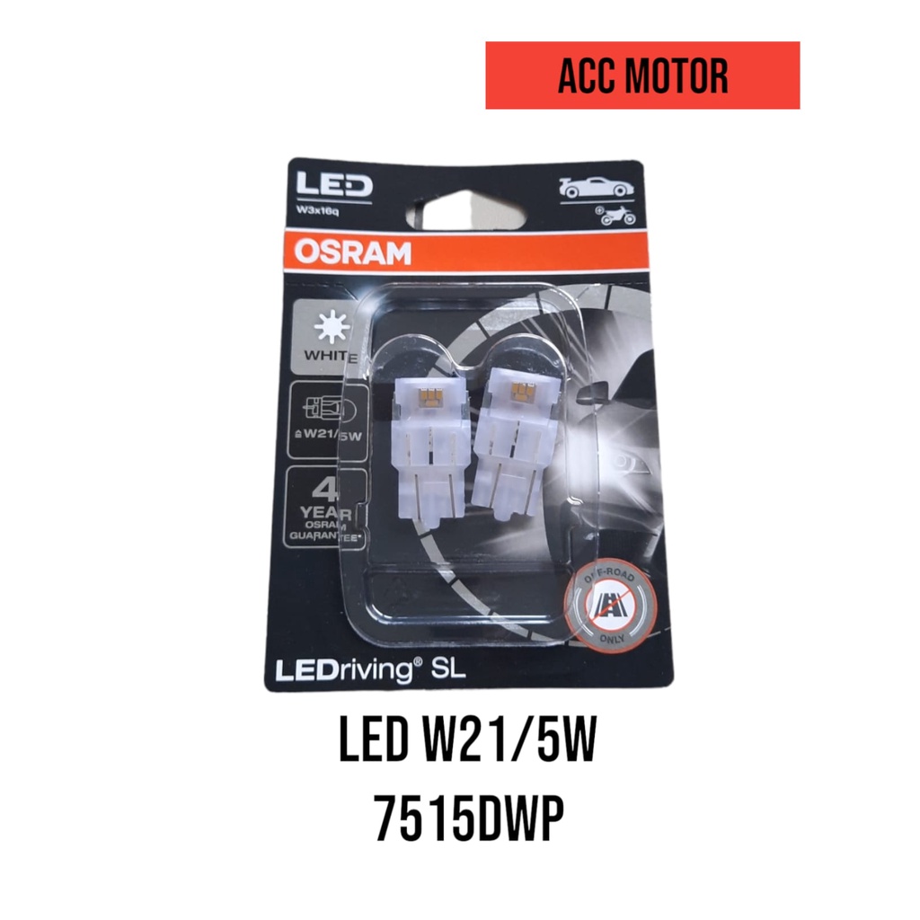 Toyota All New Fortuner G Dusk Light - Osram LED T20 สีขาว 7515DWP