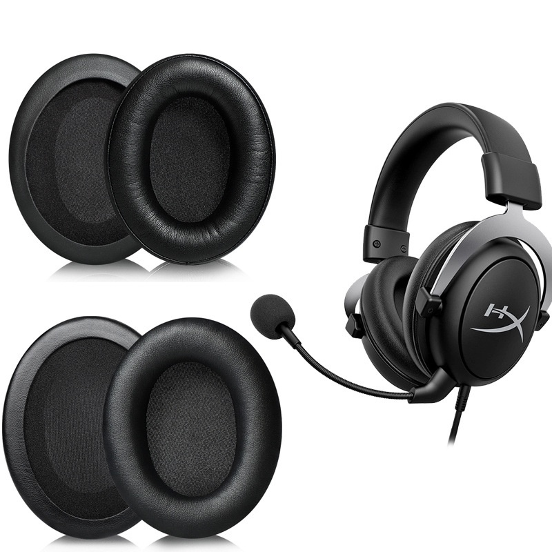 1 คู่แผ่นรองหูฟังสําหรับ HyperX Cloud Alpha / Core / Stinger / Flight / S / Silver / X / Pro / I / II 2 ชุดหูฟังแผ่นรองหูฟังหูฟัง Earmuff