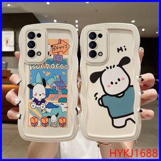 เคส Oppo Reno5 เคส Oppo Reno5 Pro เคส Oppo Reno 5Pro เคสโทรศัพท์มือถือ ซิลิโคนนิ่ม tpu ลายคลื่น สําหรับ KLQ