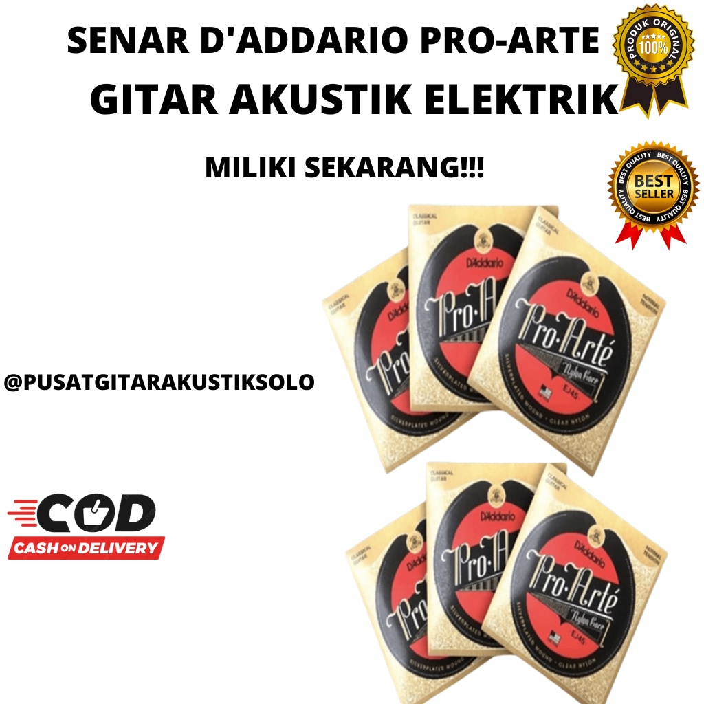 D'ADDARIO DAADDARIO PRO ARTE BRAND ELECTRIC GUITAR NYLON STRINGS