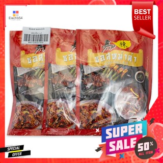 Mala​Sauce 100ซันซอสซอสหม่าล่ากรัม x3ซองSun​sauce​ Mala​Sauce x 100g3pcs