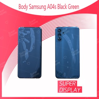 Samsung A04s อะไหล่บอดี้ เคสกลางพร้อมฝาหลัง Body For oppo a3s Super Display