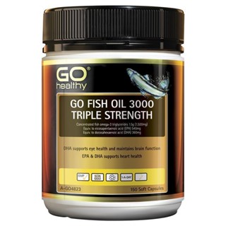 GO Healthy Fish 3000 Triple Strength Softgel 150 Capsules