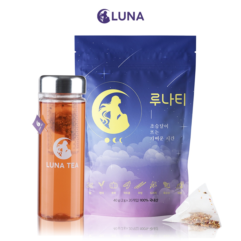 [Luna] Luna Tea 20T + Luna ขวดนม 500 มล.
