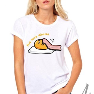 Summer Top T Shirt Women Gudetama Print Tshirt Japanese Lazy Egg Kawaii T-shirts_07