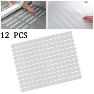 【ECHO】Strips Bath Bath Tub Non Slip On Tiles PEVA Pad Safety Stickers Tape White【Echo-baby】