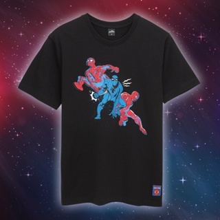 Marvel Men Spiderman T-Shirt - เสื้อยืดผู้ชายลายมาร์เวล สไปเดอร์แมน สินค้าลิขสิทธ์แท้100% characters studio_04