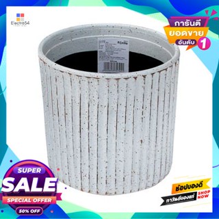 Plant กระถางต้นไม้ รุ่น 90096-2525S1-236-M ขนาด 9.5 นิ้ว. สีเทา Plant Pot FONTE No. 90096-2525S1-236-M Size 9.5 Inch. Gr