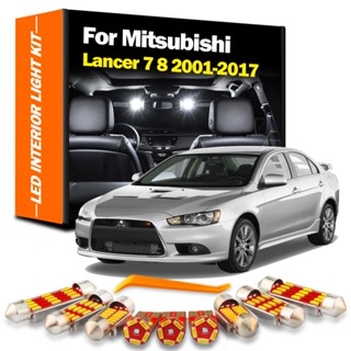 ชุดหลอดไฟ LED ภายในรถยนต์ สําหรับ Mitsubishi Lancer 7 8 2001-2017