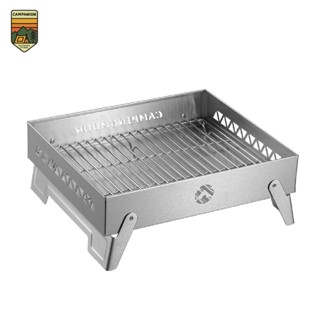 Campingmoonเตาแคมปิ้งค์ BBQ Table 31.5x27.7x11.1 cm stainless 304 น้ำหนัก 2.13 Kg