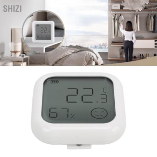 ShiZi เครื่องวัดอุณหภูมิ เซนเซอร์ ความชื้น รีโมทคอนโทรล จอแสดงผลดิจิตอล DC 2.4V‑3.3V