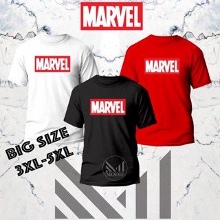 Big Size Marvel T-shirt | plus Size baju t-shirt (3xl-5xl)" 100% Cotton Unisex Round Neck short sleeve Size  t shir_03