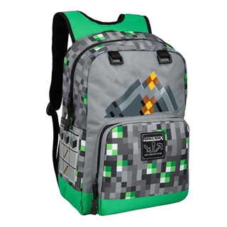 Kids Mine Craft Tile Backpack School Bags Roblox Backpack MY World Laptop Bag Travel Casual Kids Boys Backpack