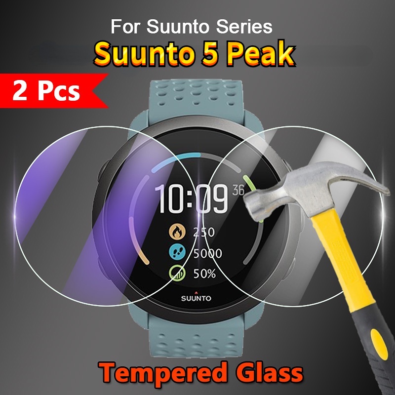 1/2/3/5 ชิ้น สําหรับ Suunto 5 Peak ตัวป้องกันหน้าจอสมาร์ทวอทช์ 2.5D HD ใส / ป้องกันแสงสีฟ้า ฟิล์มกระ