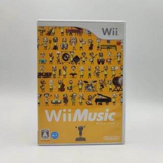 Wii Music แผ่นมีรอย เล่นได้ Wii [JP] มีกล่องใสสวมเพื่อเก็บสะสมให้