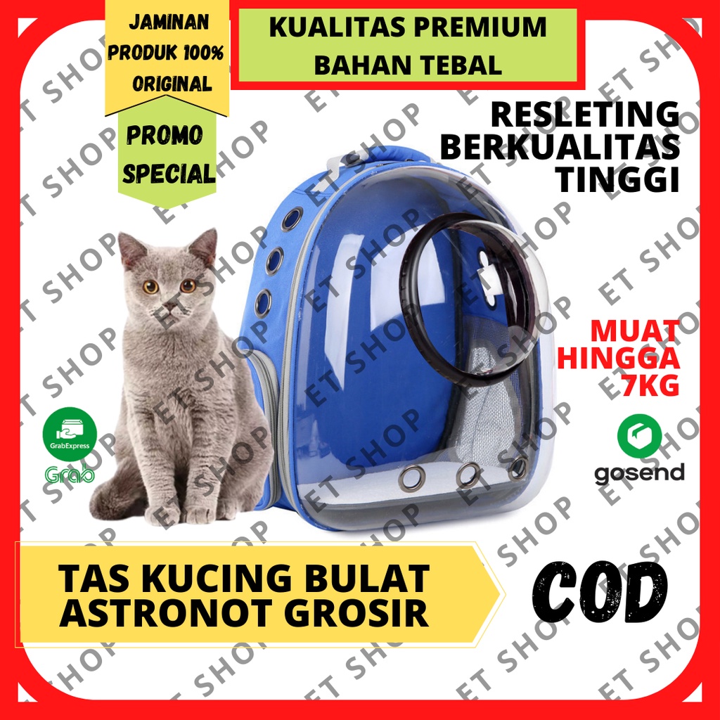 กระเป๋าเป้สะพายหลัง ทรงกลม ลายนักบินอวกาศ เหมาะกับการเดินทาง สําหรับสัตว์เลี้ยง แมว