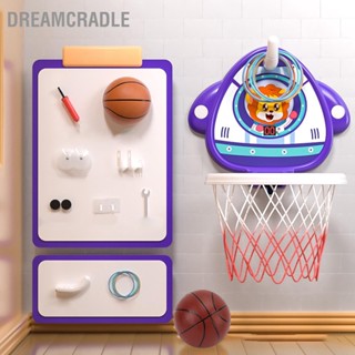  DreamCradle ห่วงบาสเก็ตบอลมินิอิเล็กทรอนิกส์พร้อมแต้มอิเล็กทรอนิกส์การ์ตูนหมัดฟรีในร่มแขวนชุดของเล่นห่วงบาสเก็ตบอลสำหรับเด็ก