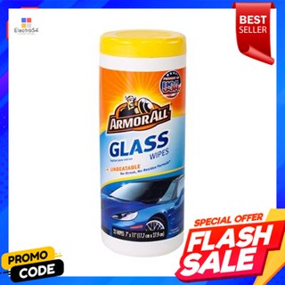 glass กระดาษทำความสะอาดกระจก ARMORALL จำนวน 25 แผ่นARMORALL glass cleaning paper, 25 sheets