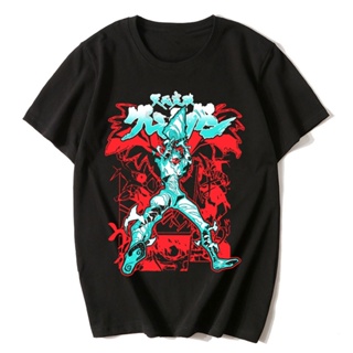 ใหม่ เสื้อยืด ผ้าฝ้าย พิมพ์ลายอนิเมะ Tengen Toppa Gurren Lagann สไตล์ฮาราจูกุ แฟชั่นสําหรับผู้ชาย