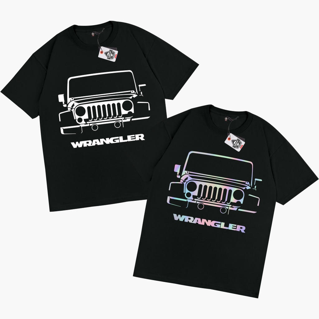 K T-Shirt JEEP WRANGLER RUBICON HOLOGRAM T-Shirt Automotive T-Shirt_12
