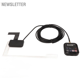  Newsletter DAB DAB+ เครื่องรับวิทยุ USB ขับเคลื่อนอะแดปเตอร์เครื่องรับวิทยุดิจิตอลแบบพกพาพร้อมเสาอากาศสำหรับ