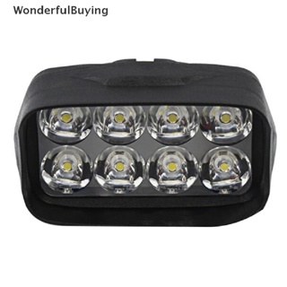 Wbth ไฟสปอตไลท์ LED 8 ดวง สว่างมาก สําหรับติดด้านหน้ารถมอเตอร์ไซค์ รถยนต์ 1 ชิ้น