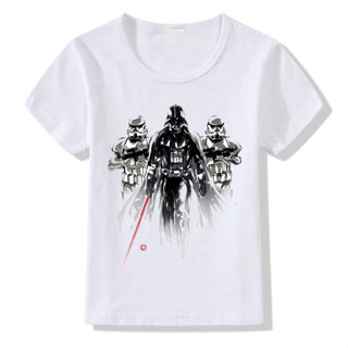 2019 Fashion T shirt Kids Star Wars Funny T-shirt Baby Boys Short Sleeve Summer Tshirt Children Tops_04